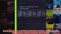 Lacan Language and Philosophy Suny Series Insinuations Philosophy Psychoanalysis