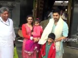 Hero Sriram With his wife Vandana, Son and Daughter