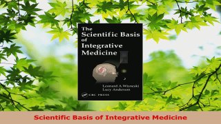Read  Scientific Basis of Integrative Medicine Ebook Free