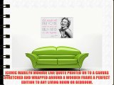 MARILYN MONROE LIVE QUOTE CANVAS PRINTS WALL ART PICTURES ROOM D?COR HOLLYWOOD PHOTOS