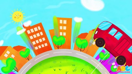 Wheels On The Bus | Wheels On The Bus Go Round And Round | Nursery Rhyme Song for Children