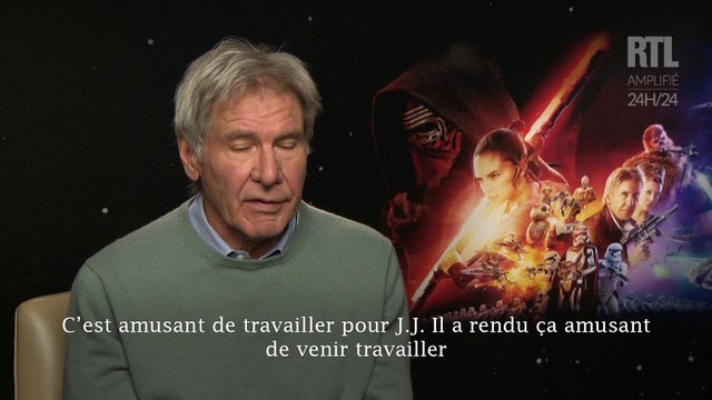 Star Wars 7 : C'est très amusant de travailler avec J.J Abrams , confie Harrison Ford