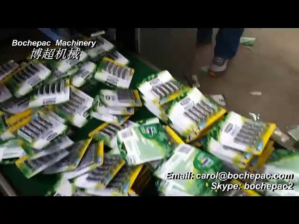 razor blade packing machine, blister card packing machine