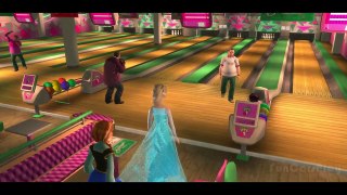 Frozen Elsa The Snow Queen & Princess Anna of Arendelle with Lightning McQueen Cars Parody