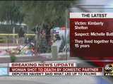 Woman shot to death by domestic partner