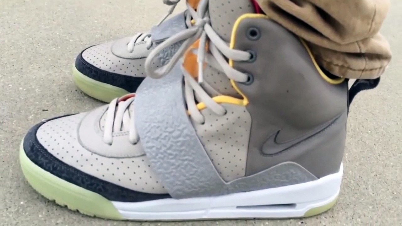Nike Yeezy 1 Zen Grey on Feet
