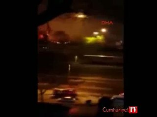 Haydarpaşa Limanı'ndaki patlama anı kamerada