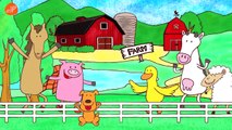 Farm Animals Song - Animals Sounds Song - Walk Around the Farm