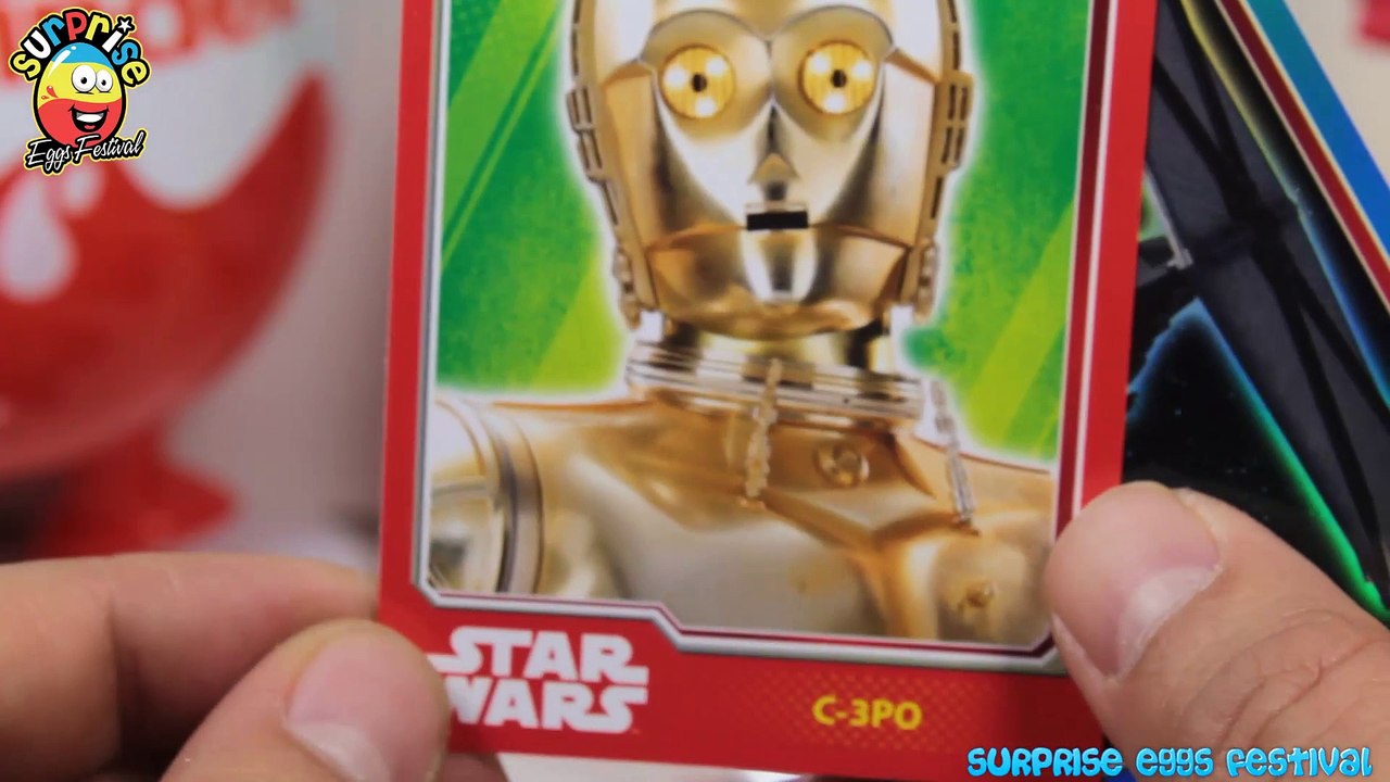 Opening 60 Star Wars Cards with Kinder Maxi Surprise Egg