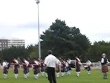 trophée beamish pipe-bands et ensemble de batteries