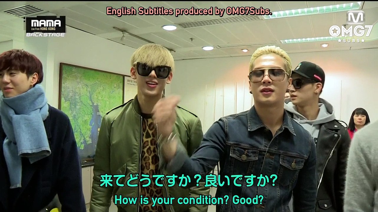 [ENG SUB] 151225 Mnet JPN MAMA Backstage - GOT7 Cut