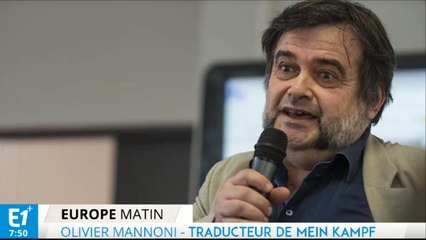Olivier Mannoni a évoqué son travail de traduction de l'ouvrage programmatique d'Hitler, qui sera réédité en France en janvier.