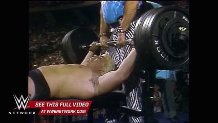 WWE Network׃ Dino Bravo's Bench Press Challenge׃ Royal Rumble 1988