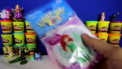 GIANT RAPUNZEL Surprise Egg Play Doh - Disney Tangled Toys Key Chain Palace Pets