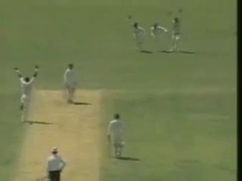 Curtly Ambrose 7 for 1 against Australia