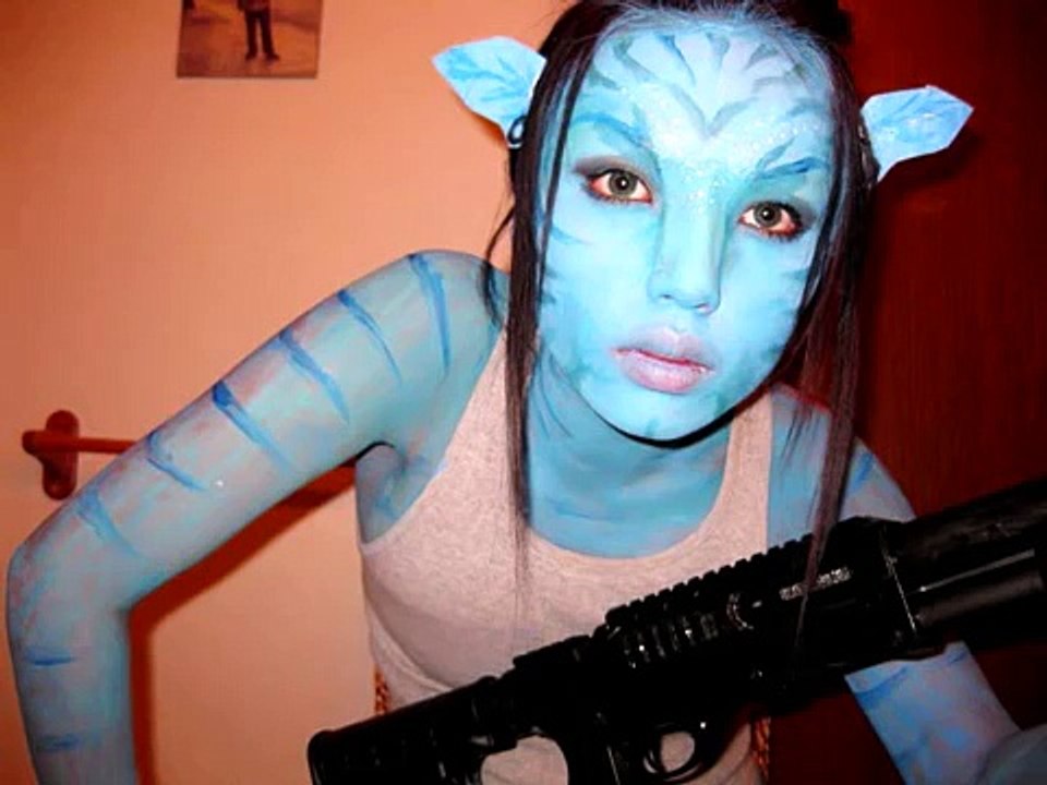 Jake sulley make-up !