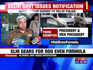 Delhi gears for Odd and Even formula