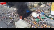 Киев снова беспорядки горит майдан 07.08.2014