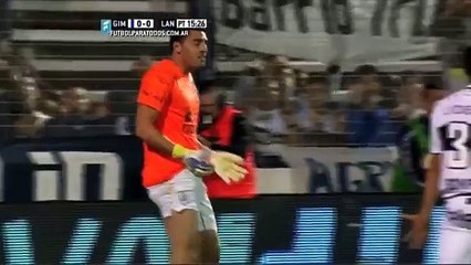 Gol de Acosta. Gimnasia 0 - Lanús 1. Liguilla Pre Sudamericana 2015. FPT.