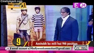 Amithabh Ko Mili hai 9th Position 29th December 2015 Cinetvmasti.com