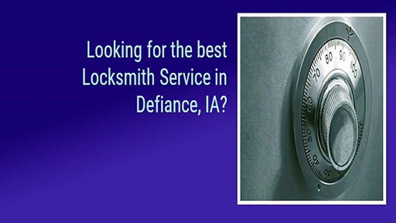Defiance, IA Vehicle Locksmith Service