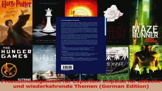 PDF Download  Prozessmanagement für Experten Impulse für aktuelle und wiederkehrende Themen German PDF Full Ebook