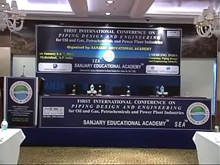 First international Conference On Piping Design on 6 & 7 Jan.2012