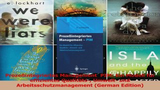 Read  Prozeßintegriertes Management  PIM Ein Modell für effizientes Qualitäts Umwelt und PDF Online