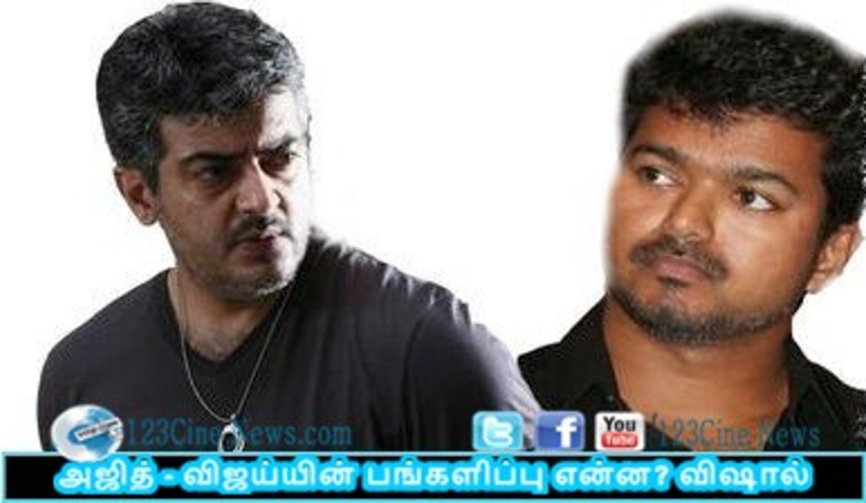 Vishal talks about Ajith, Vijay’s contribution for chennai flood relief | 123 Cine news | Tamil Cinema news Online