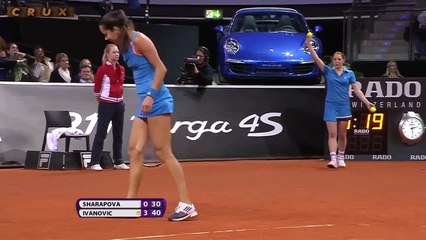Maria Sharapova's great points in Stuttgart 2014