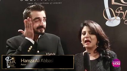 Lux Style Awards 2015 Backstage with Hamza Ali Abbasi