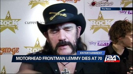 Motorhead frontman Lemmy dies at 70