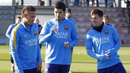 FC Barcelona last training session before Betis