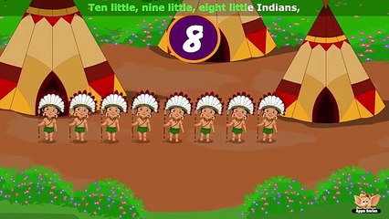 Ten Little Indians - Nursery Rhyme with Karaoke