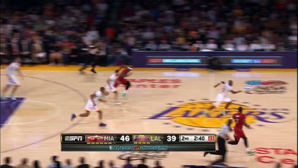 Dwyane Wade Goes Off the Glass to LeBron James for the EPIC Slam