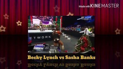 Becky Lynch Sasha Banks Segment