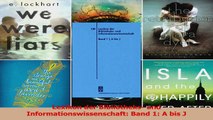 Read  Lexikon der Bibliotheks und Informationswissenschaft Band 1 A bis J PDF Free