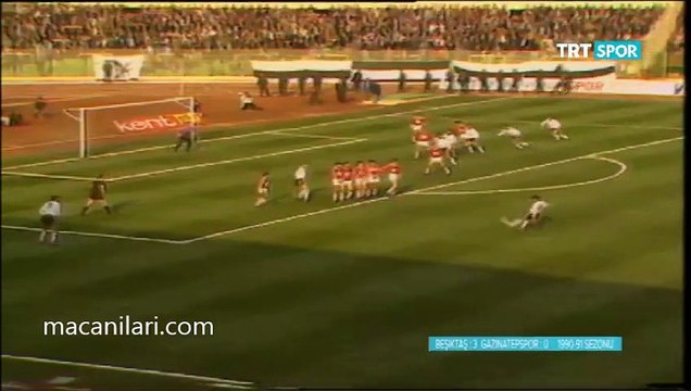 27.01.1991 - 1990-1991 Turkish 1st League Matchday 16 Beşiktaş 3-0 Gaziantepspor