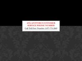 AVG Antivirus customer service phone number 1-877-775-2869