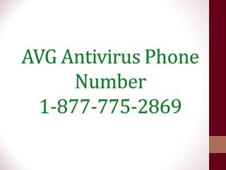 AVG Antivirus Phone Number 1-877-7752-2869