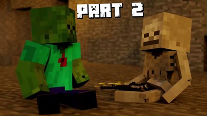Minecraft İskelet VS Zombi (TEKRARDAN PART 2) - Diss Kapışmaları #7