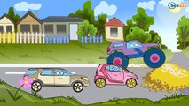 Monster Truck & Tow Truck - Cartoons for kids - Monster Trucks For Children