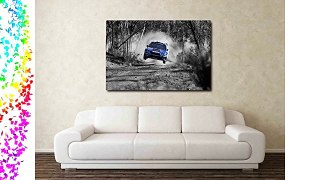 Subaru Impreza WRC 30x20 Inch Canvas - Sti Rally Framed Picture Print