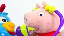 Peppa Pig Médica Cuida da Galinha Pintadinha Em Português Novelinhas Brinquedos Peppa Pig Toys