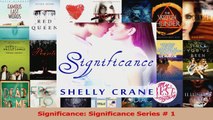 Read  Significance Significance Series  1 Ebook Free