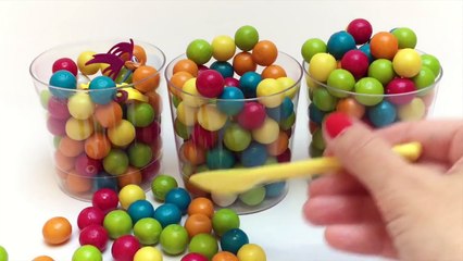 Rainbow Gumball Surprise Toys Gumball Machine Peppa Pig Toys Masha and The Bear Toys