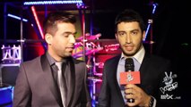 #MBCTheVoice سيمور جلال قبل صعوده على المسرح في العرض المباشر الرابع