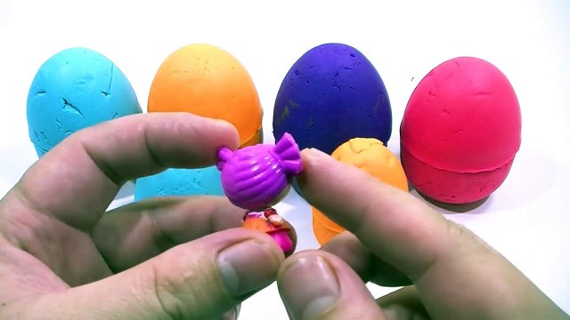 PLAY DOH SURPRISE EGGS Peppa Pig kinder Hello Kitty Minions Characters
