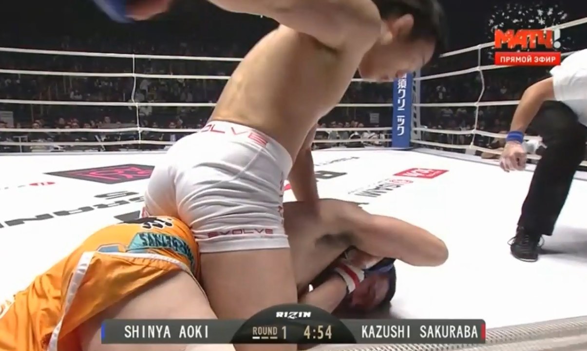 Shinya Aoki vs. Kazushi Sakuraba Rizin FF Day 1