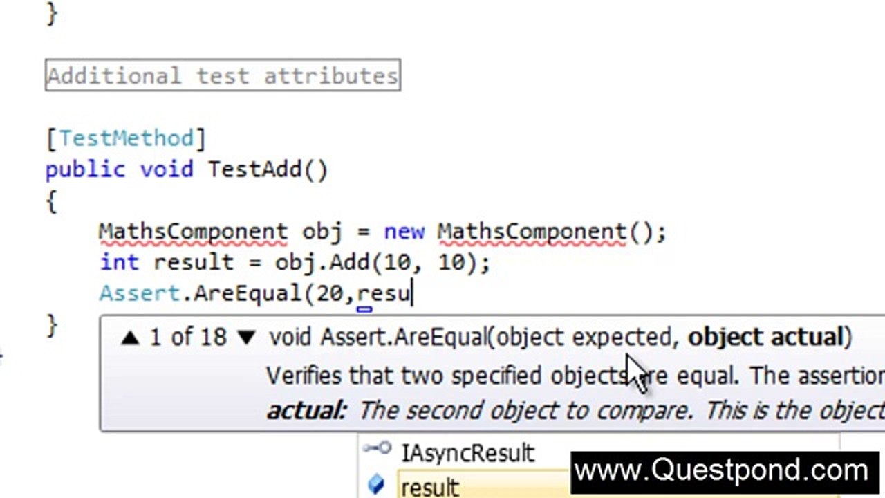C# Test Driven Development